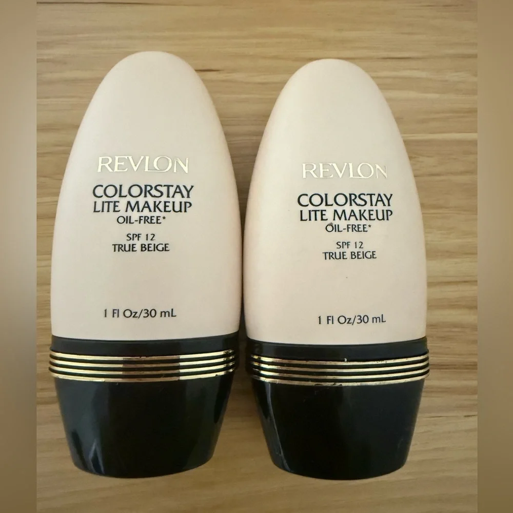 Revlon ColorStay Lite Makeup Oil-Free SPF 12 True Beige – 2 Pack – Unopened‎
